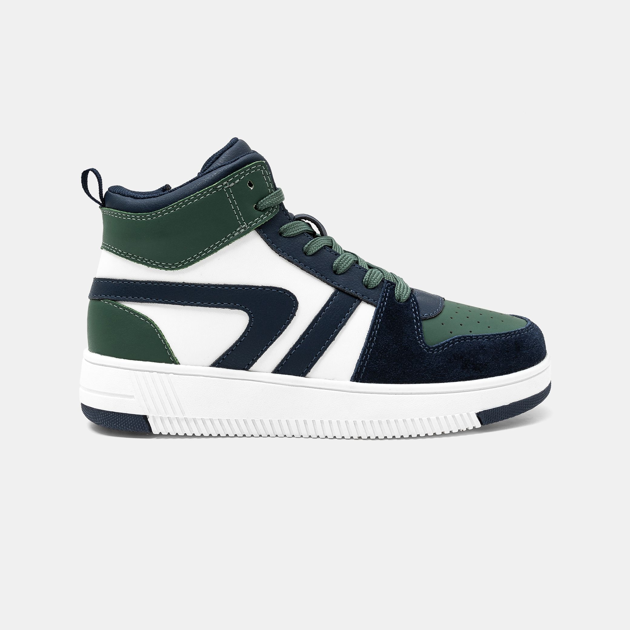 Giày sneaker xanh cao cổ